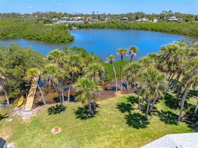 1680 Lemon Bay Dr, Venice, FL 34293 - drone / aerial view of a nearby body of water