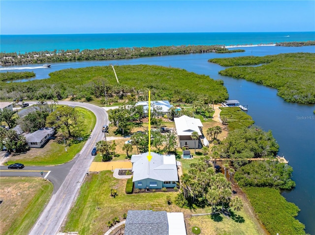 1680 Lemon Bay Dr, Venice, FL 34293 - drone / aerial view of a nearby body of water
