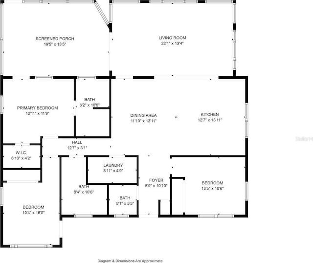 1680 Lemon Bay Dr, Venice, FL 34293 - room layout