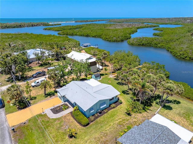 1680 Lemon Bay Dr, Venice, FL 34293 - drone / aerial view of a large body of water