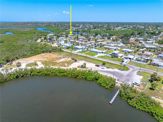 1680 Lemon Bay Dr, Venice, FL 34293 - aerial view of residential area with a nearby body of water