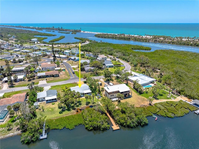 1680 Lemon Bay Dr, Venice, FL 34293 - aerial perspective of suburban area featuring a nearby body of water