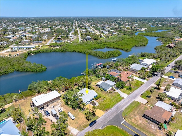 1680 Lemon Bay Dr, Venice, FL 34293 - aerial perspective of suburban area with a nearby body of water