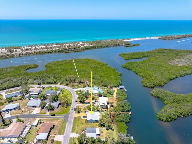 1680 Lemon Bay Dr, Venice, FL 34293 - drone / aerial view of a nearby body of water