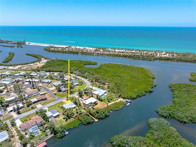 1680 Lemon Bay Dr, Venice, FL 34293 - drone / aerial view of a nearby body of water