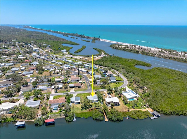 1680 Lemon Bay Dr, Venice, FL 34293 - aerial perspective of suburban area with a nearby body of water