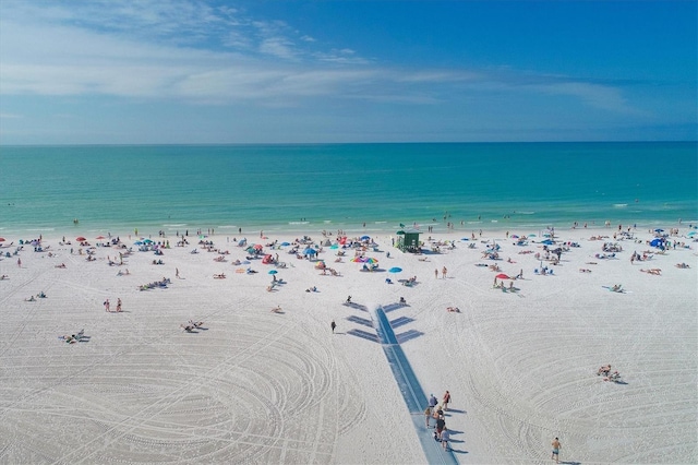2301 Cass St, Sarasota, FL 34231 - property view of water with a view of the beach