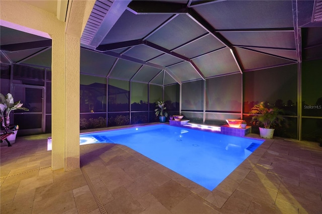 10819 Wicker Park Pl, Palmetto, FL 34221 - pool featuring a lanai and a patio area