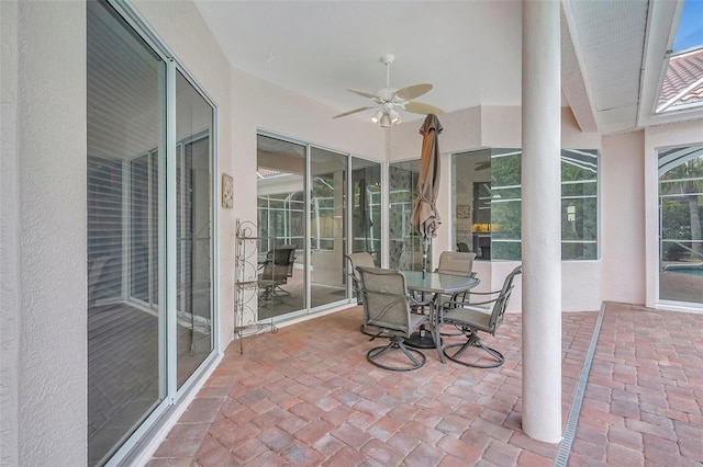 4730 Old Farm Rd, Sarasota, FL 34233 - sunroom / solarium with ceiling fan