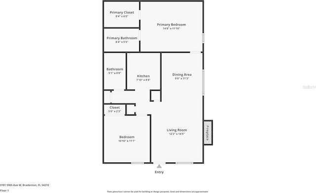3781 59th Ave W Unit 3781, Bradenton, FL 34210 - view of property floor plan