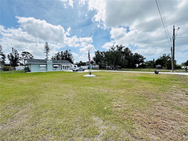 view of yard