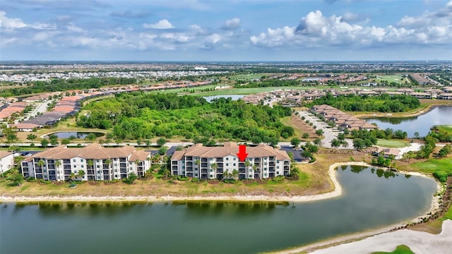 17118 Vardon Ter Unit 304, Bradenton, FL 34211 - drone / aerial view of a large body of water and apartment complex