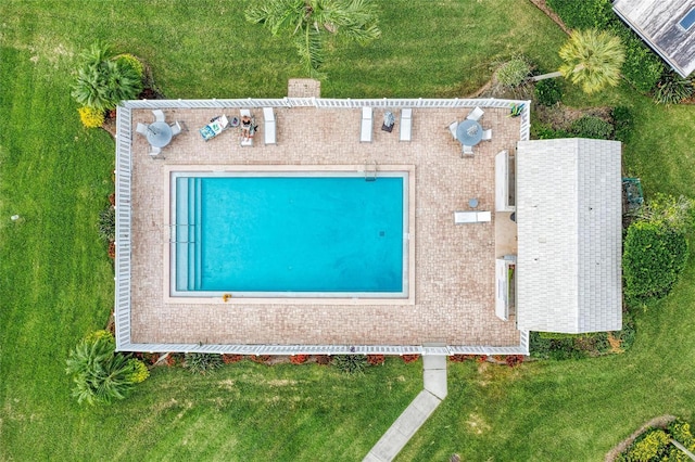 drone / aerial view