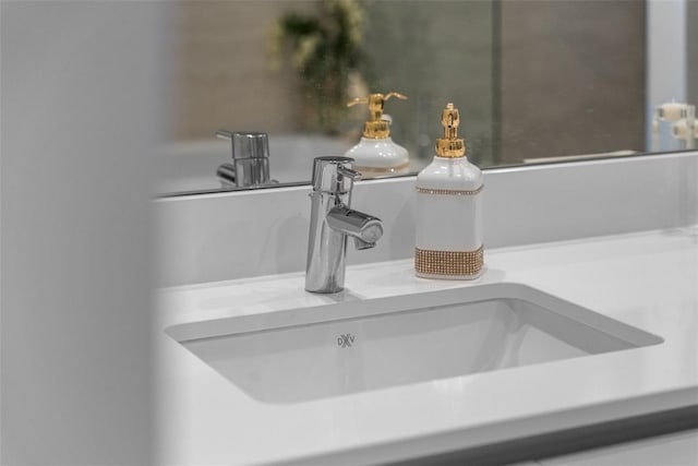 bathroom view of a sink