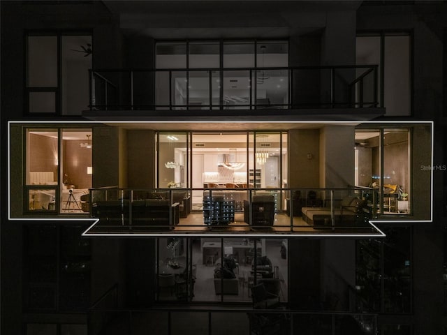 view of bar