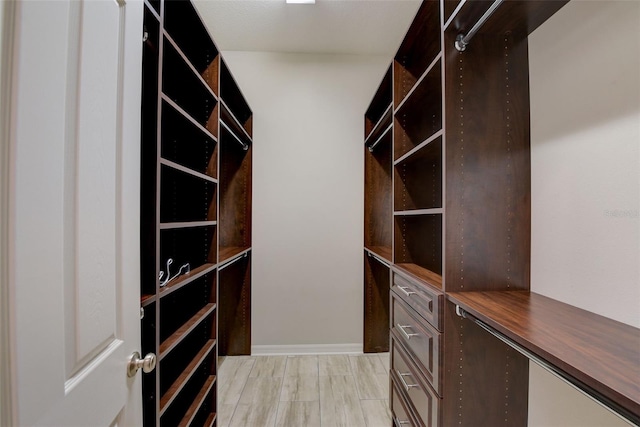 6001 Anise Dr, Sarasota, FL 34238 - walk in closet with light wood-type flooring
