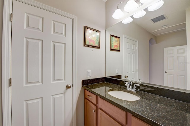 6001 Anise Dr, Sarasota, FL 34238 - bathroom featuring visible vents and vanity