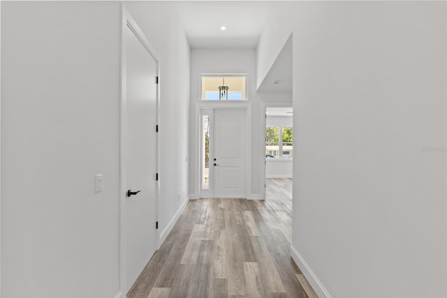 532 Yale Rd, Venice, FL 34293 - interior space featuring baseboards and wood finished floors