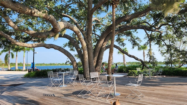532 Yale Rd, Venice, FL 34293 - view of community with a wooden deck
