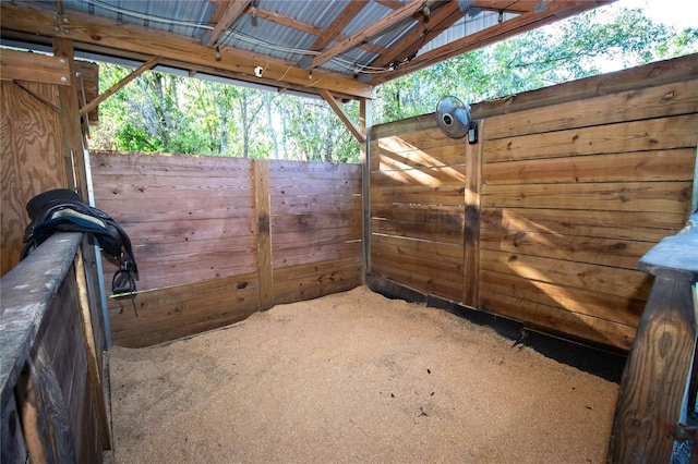 view of stable