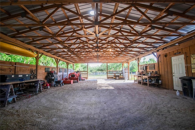 view of stable