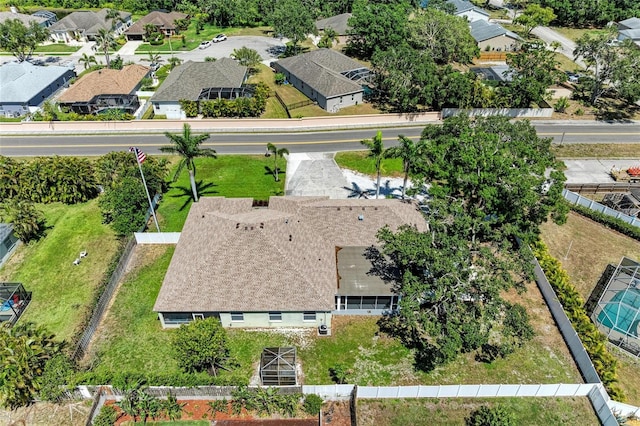 birds eye view of property featuring a residential view