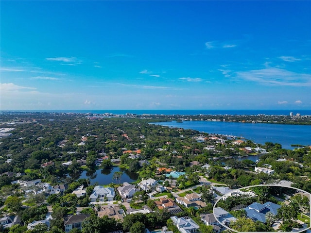 4307 Camino Real, Sarasota, FL 34231 - aerial view of property's location with nearby suburban area and a nearby body of water
