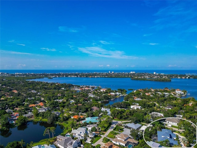 4307 Camino Real, Sarasota, FL 34231 - aerial view of property's location featuring nearby suburban area and a nearby body of water