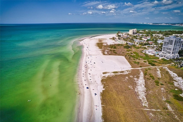 4307 Camino Real, Sarasota, FL 34231 - drone / aerial view of expansive beach