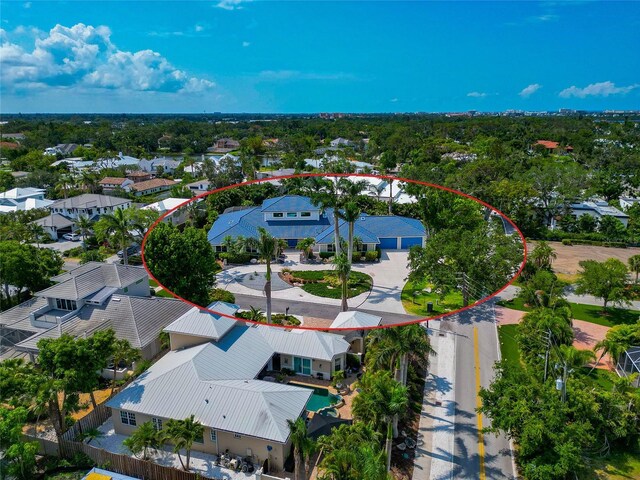 4307 Camino Real, Sarasota, FL 34231 - aerial perspective of suburban area