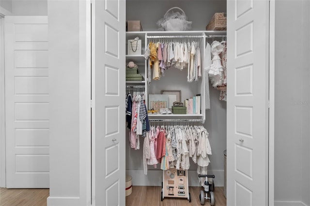 view of closet