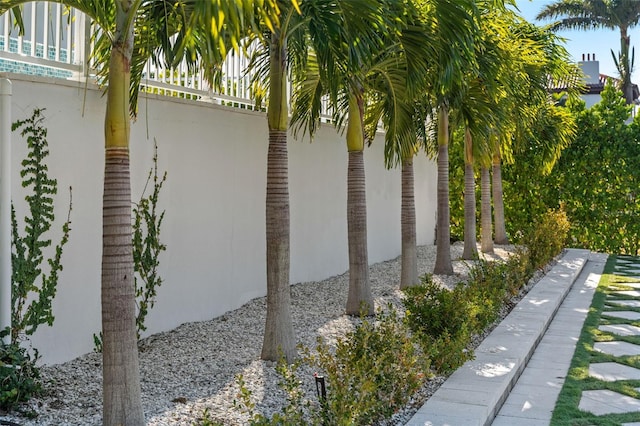 view of property exterior with stucco siding