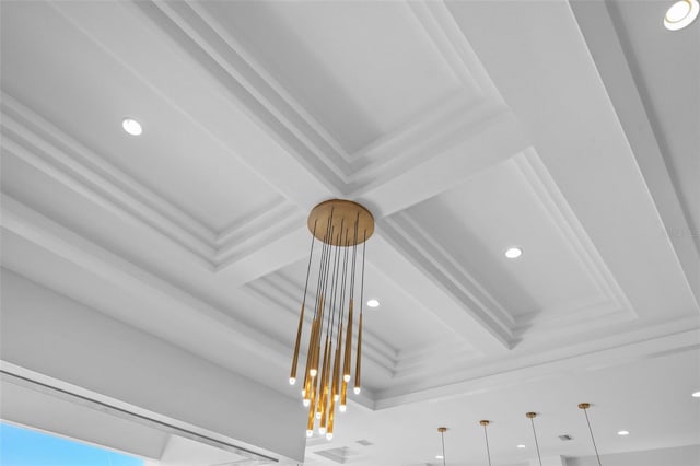 1643 Stanford Ln, Sarasota, FL 34231 - detailed view of recessed lighting and beam ceiling