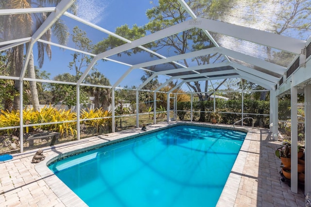 2723 59th St, Sarasota, FL 34243 - pool featuring a lanai and a patio