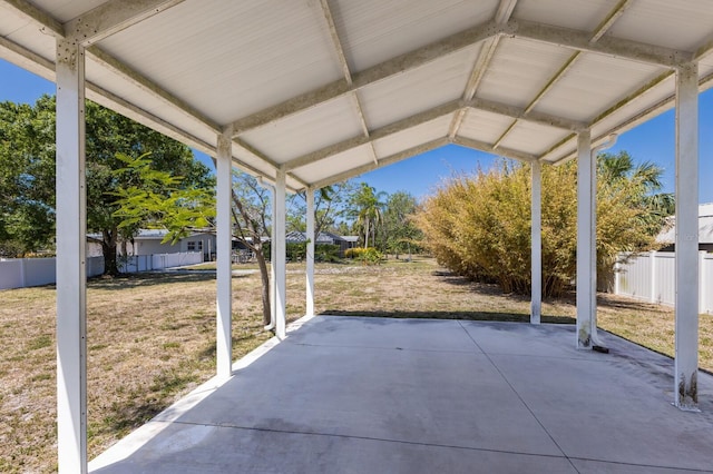 2723 59th St, Sarasota, FL 34243 - view of patio / terrace with fence