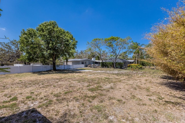2723 59th St, Sarasota, FL 34243 - view of yard featuring fence