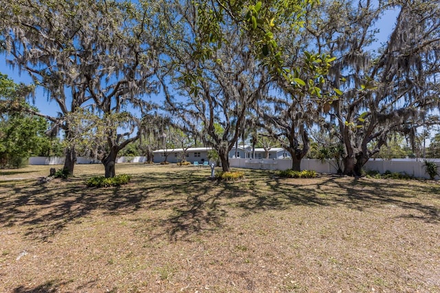 2723 59th St, Sarasota, FL 34243 - view of yard with fence