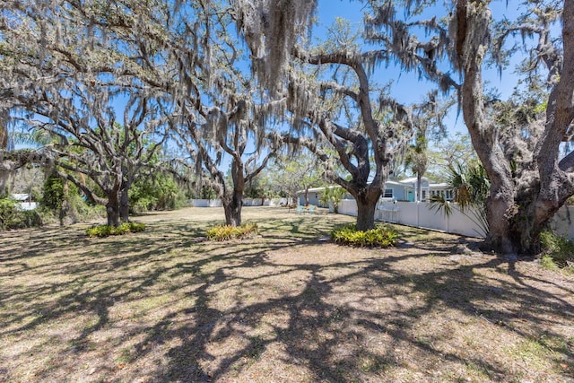2723 59th St, Sarasota, FL 34243 - view of yard with fence