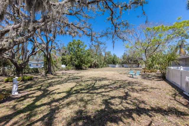 2723 59th St, Sarasota, FL 34243 - view of yard featuring fence