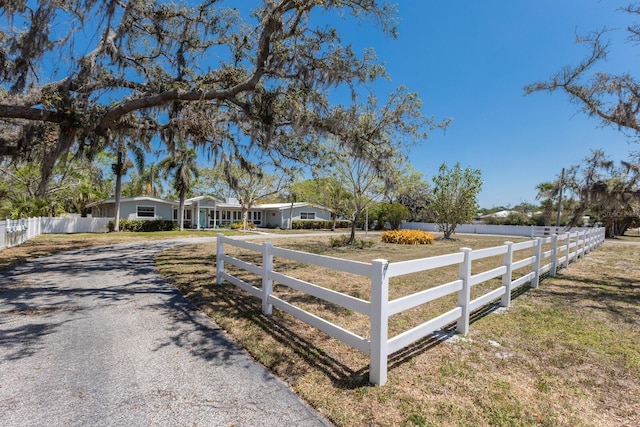 2723 59th St, Sarasota, FL 34243 - view of yard with fence and driveway