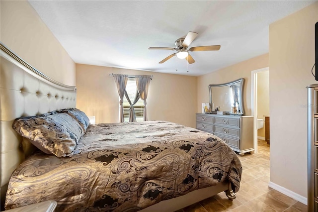 1122 42nd Ter E, Bradenton, FL 34208 - bedroom featuring ceiling fan and light tile patterned flooring