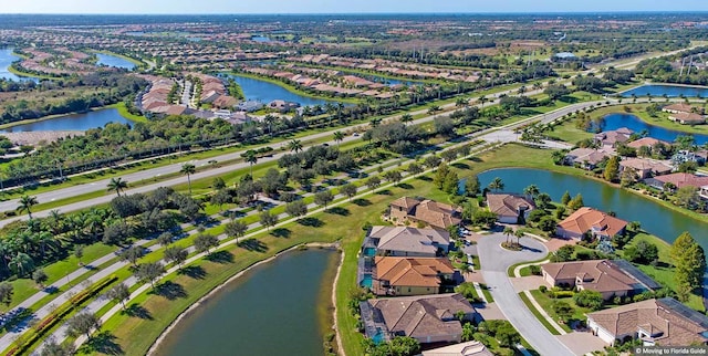 13587 Vancanza Dr, Venice, FL 34293 - birds eye view of property featuring a residential view and a water view