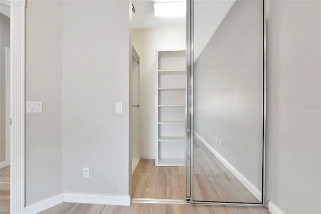 view of closet