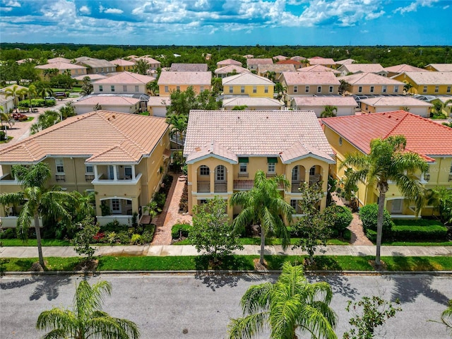 birds eye view of property featuring a residential view