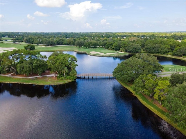 7624 Boltons Ct, Bradenton, FL 34201 - aerial view of a large body of water and a tree filled landscape