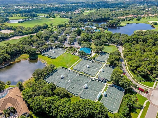 7624 Boltons Ct, Bradenton, FL 34201 - aerial view of a nearby body of water and a local golf course