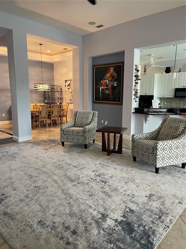 7624 Boltons Ct, Bradenton, FL 34201 - living room with baseboards