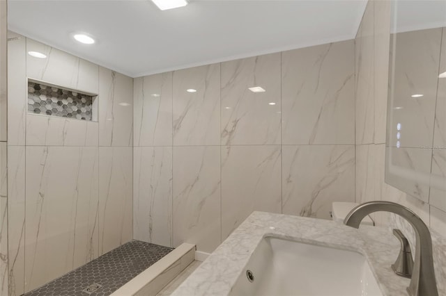 2319 Beneva Ter Unit 2284, Sarasota, FL 34232 - full bath with a sink and a tile shower