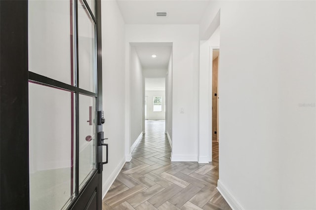 3113 W Nassau St, Tampa, FL 33607 - hallway with baseboards and recessed lighting