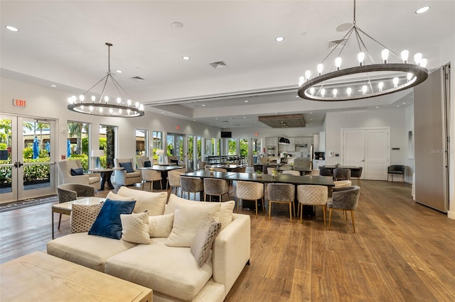 lobby with visible vents